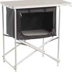 Outwell Andros Table de cuisine, noir/blanc