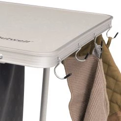 Outwell Andros Table de cuisine, noir/blanc -Camping Soldes outwell andros kitchen table black 3