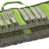 Outwell BBQ Set de couverts, gris/vert -Camping Soldes outwell bbq cutlery set 1