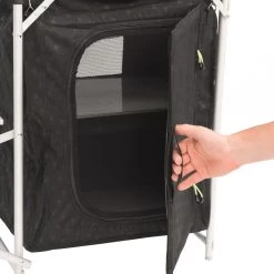 Outwell Camrose Table de cuisine, noir/blanc -Camping Soldes outwell camrose kitchen table black 3