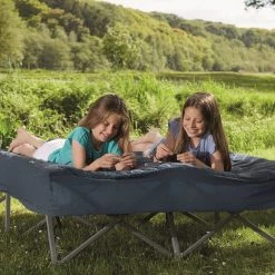 Outwell Centuple lit de camp Double, bleu -Camping Soldes outwell centuple mat double blue 6