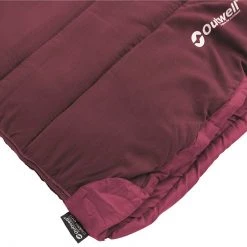 Outwell Champ Sac de couchage Enfant, bleu/vert -Camping Soldes outwell champ sleeping bag kids deep red 4