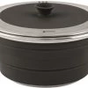 Outwell Collaps Marmite avec couvercle 2500ml, noir -Camping Soldes outwell collaps pot with lid 2500ml midnight black 1