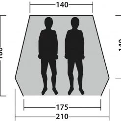 Outwell Compton Beach Shelter, gris -Camping Soldes outwell compton beach shelter 5