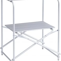 Outwell Crete Table de cuisine, argent