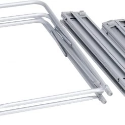 Outwell Crete Table de cuisine, argent -Camping Soldes outwell crete kitchen table indigo blue 3