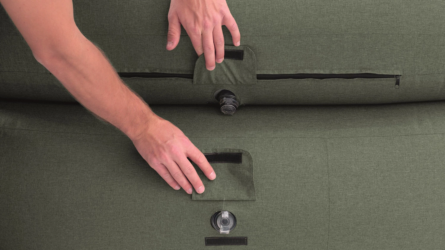 Outwell Cross Lake Chaise gonflable, vert 4 Outwell Cross Lake Chaise gonflable, vert – Image 2