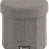 Outwell Dawlish Low Siège et rangement, gris -Camping Soldes outwell dawlish low seat storage grey 1