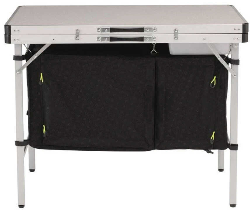 Outwell Drayton Table de cuisine, noir/blanc 4 Outwell Drayton Table de cuisine, noir/blanc – Image 2