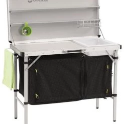 Outwell Drayton Table de cuisine, noir/blanc 10 Outwell Drayton Table de cuisine, noir/blanc -Camping Soldes outwell drayton kitchen table midnight black 3