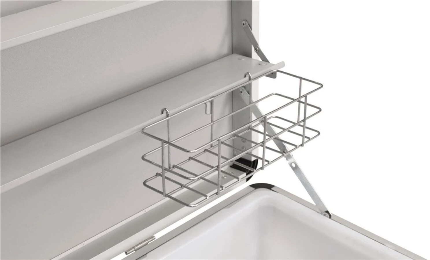 Outwell Drayton Table de cuisine, noir/blanc 7 Outwell Drayton Table de cuisine, noir/blanc – Image 5