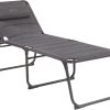 Outwell Evansville Chaise longue, gris -Camping Soldes outwell evansville chair grey 1