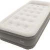 Outwell Flock Superior Single Matelas gonflable Avec Pompe Intégrée Grande Bretagne, blanc/gris -Camping Soldes outwell flock superior single airbed with built in pump uk grey 1