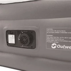 Outwell Flock Superior Single Matelas gonflable Avec Pompe Intégrée Grande Bretagne, blanc/gris -Camping Soldes outwell flock superior single airbed with built in pump uk grey 5