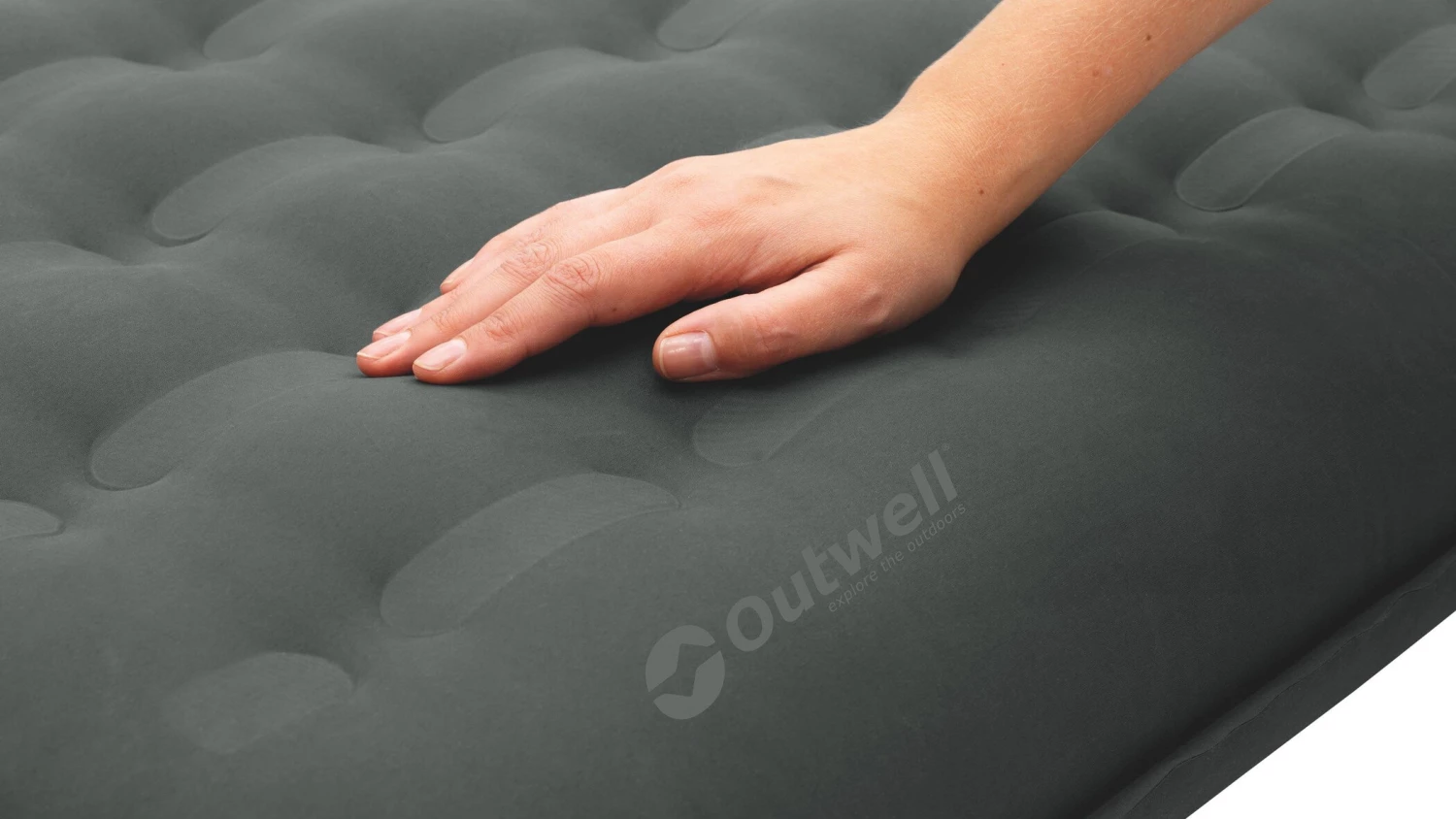 Outwell Flow Matelas gonflable double, gris 7 Outwell Flow Matelas gonflable double, gris – Image 5