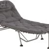 Outwell Fontana Lake Chaise longue pliante, gris -Camping Soldes outwell fontana lake folding chair grey 1
