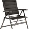 Outwell Grand Canyon Chaise pliante, noir -Camping Soldes outwell grand canyon folding chair 1