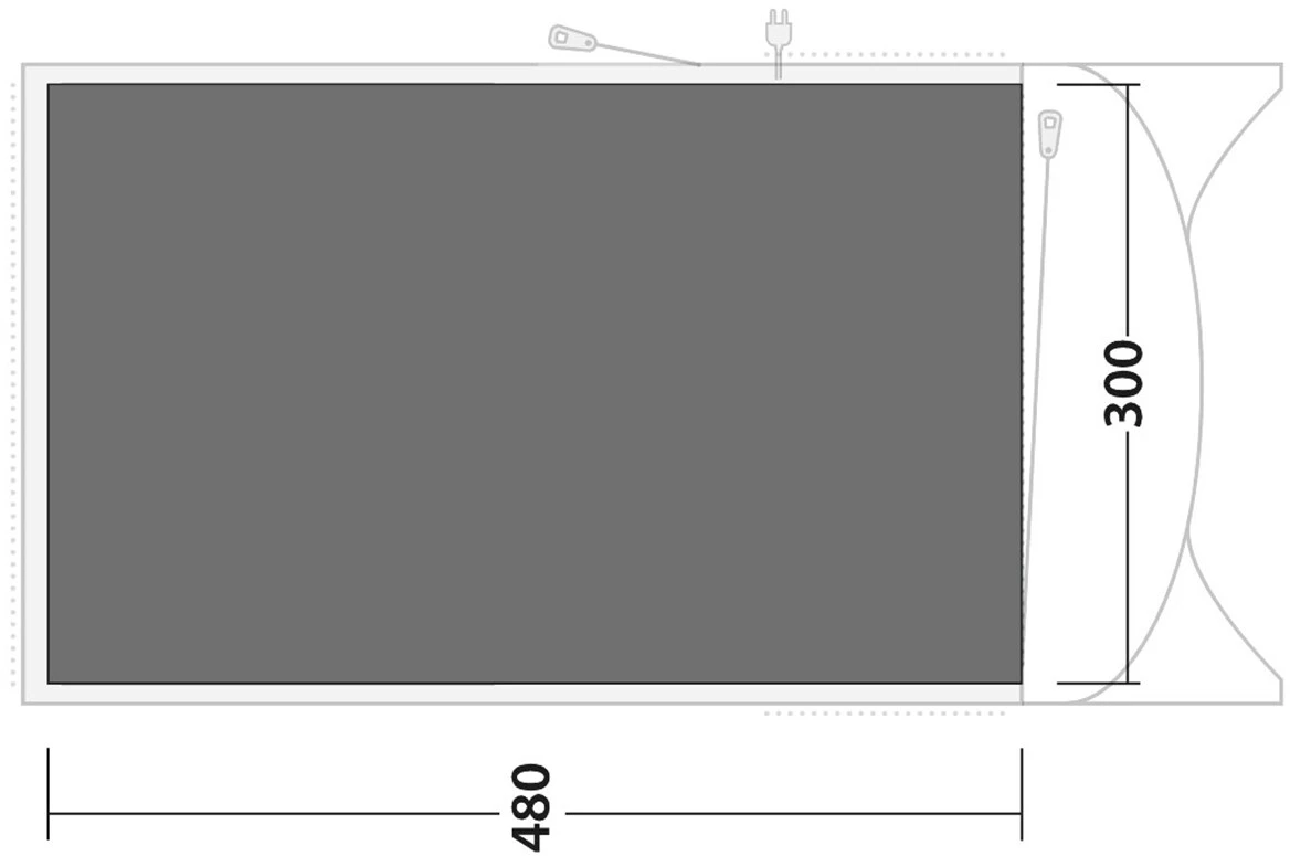 Outwell Greenwood 5 Bâche de sol, gris 4 Outwell Greenwood 5 Bâche de sol, gris – Image 2