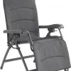 Outwell Gresham Chaise, gris -Camping Soldes outwell gresham chair grey 1