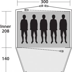 Outwell Haze 5 Tente -Camping Soldes outwell haze 5 tent 4