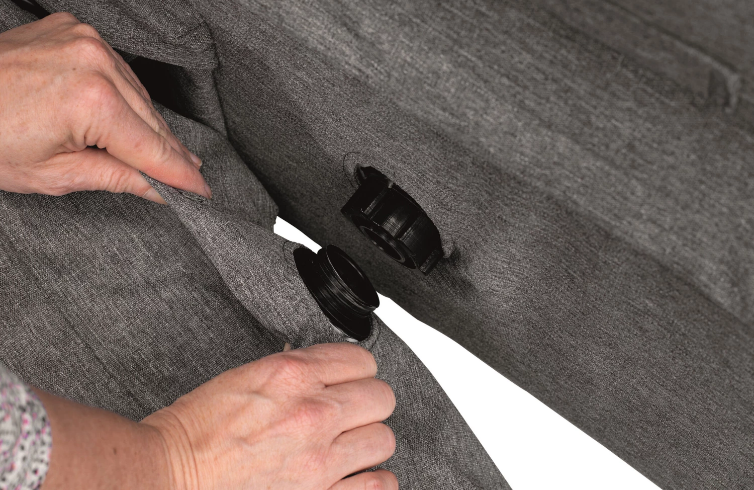 Outwell Lake Erie Siège gonflable, gris 5 Outwell Lake Erie Siège gonflable, gris – Image 3