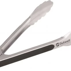 Outwell Locking Grill Tongs, argent/noir