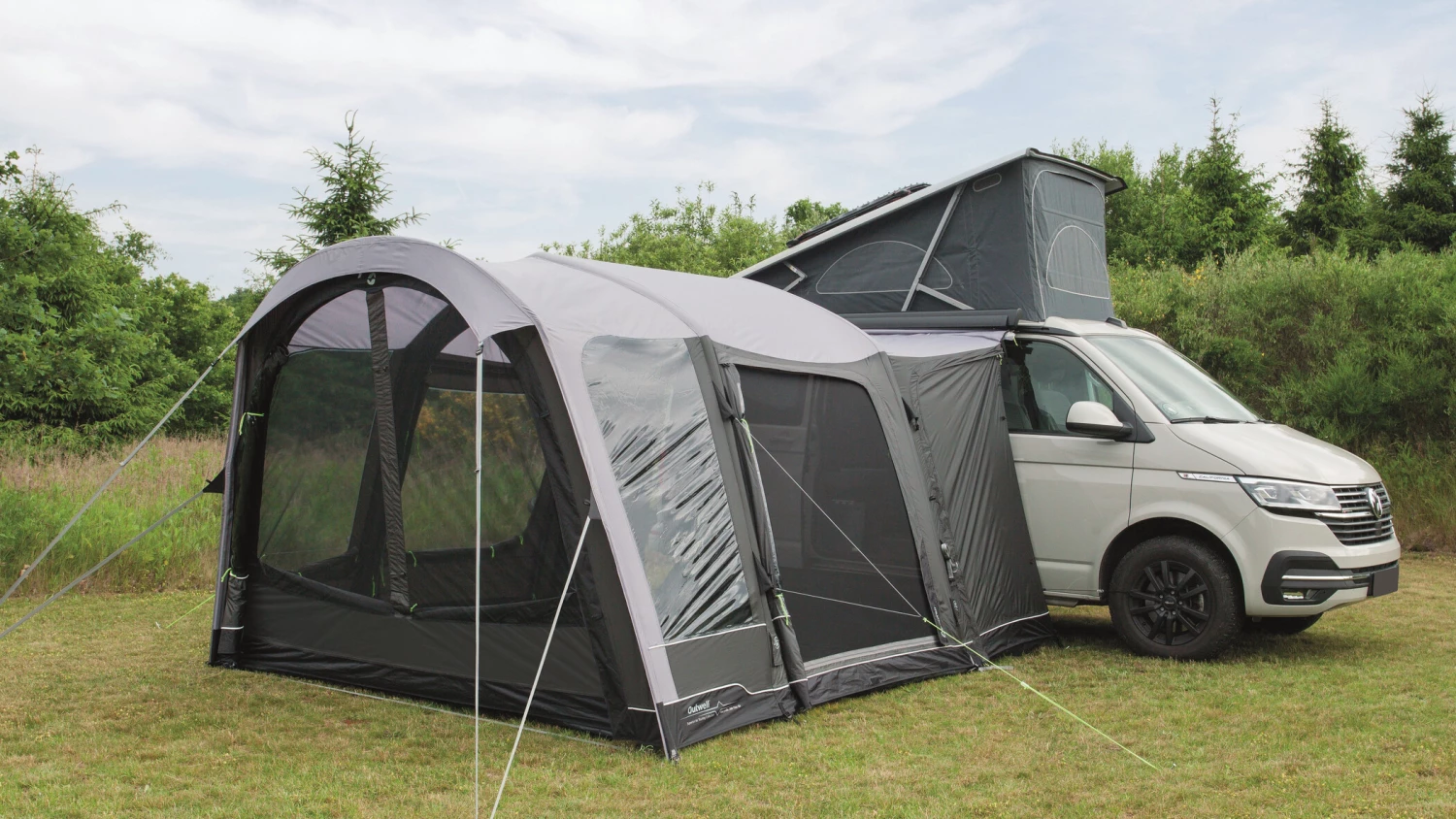 Outwell Maryville 260SA Flex Auvent, olive/blanc 4 Outwell Maryville 260SA Flex Auvent, olive/blanc – Image 2