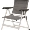 Outwell Milton Chaise pliante, gris -Camping Soldes outwell milton folding chair 1