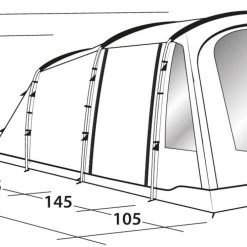 Outwell Odessa 5 Tent -Camping Soldes outwell odessa 5 tent 4
