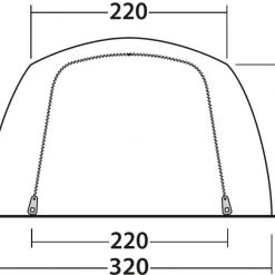 Outwell Odessa 5 Tent -Camping Soldes outwell odessa 5 tent 5