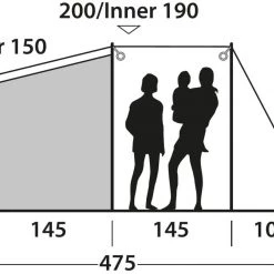 Outwell Odessa 5 Tent -Camping Soldes outwell odessa 5 tent 6