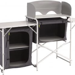 Outwell Paros Table de cuisine, bleu/gris