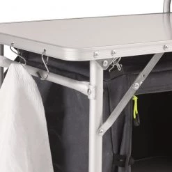 Outwell Paros Table de cuisine, bleu/gris -Camping Soldes outwell paros kitchen table indigo blue 3