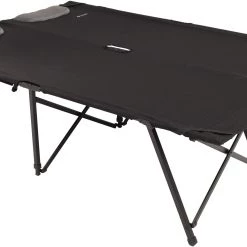 Outwell Posadas Lit de camp pliant double, noir
