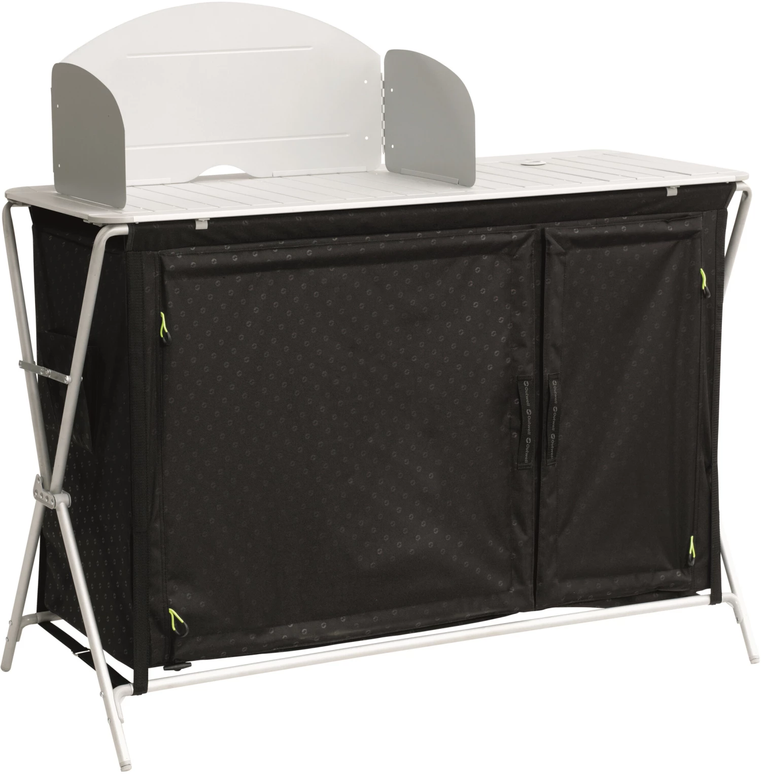 Outwell Richmond Table de cuisine, noir/blanc 4 Outwell Richmond Table de cuisine, noir/blanc – Image 2