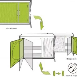 Outwell Richmond Table de cuisine, noir/blanc 13 Outwell Richmond Table de cuisine, noir/blanc -Camping Soldes outwell richmond kitchen table black 6