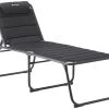 Outwell Samoa Chaise longue, noir -Camping Soldes outwell samoa lounger 1