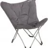 Outwell Seneca Lake Chaise pliante, gris -Camping Soldes outwell seneca lake folding chair 1