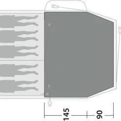 Outwell Springwood 5 Flat Woven Carpet, gris -Camping Soldes outwell springwood 5 flat woven carpet 3